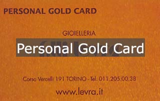 Personal Gold Card